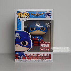 NIB Funko Pop! Spiderman Homecoming Captain America #693